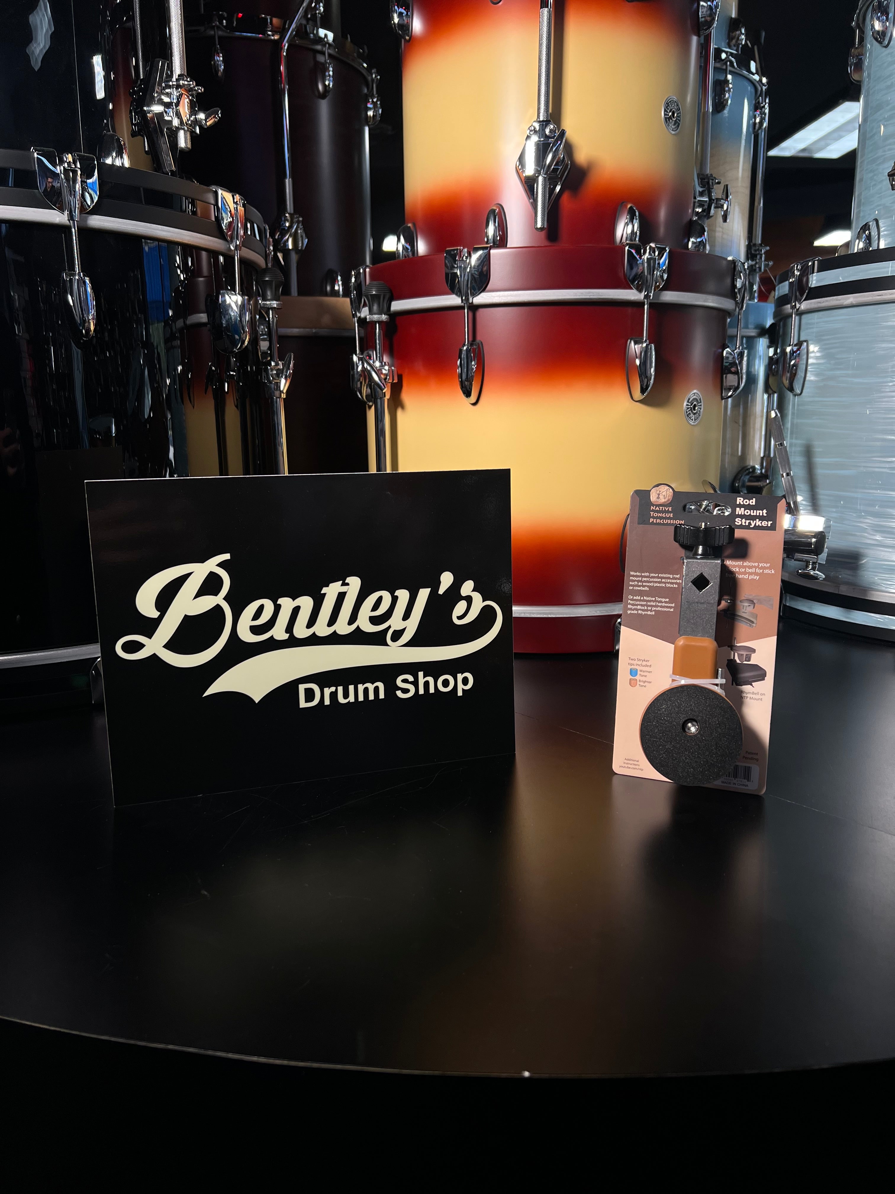 Support de tige de percussion Native Tongue Stryker STK-RDM